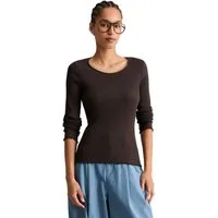 Marc O'Polo DENIM Langarmshirt aus Organic-Cotton-Stretch