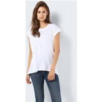 Noisy may Kurzarmshirt NMMATHILDE S/S LOOSE LONG TOP NOOS Baumwollmischung, relaxed fit