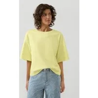 s.Oliver Kurzarmshirt T-Shirt Oversized T-Shirt aus Baumwoll-Interlockjersey