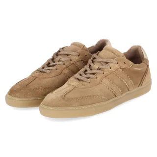 Fräulein Frida Low Sneaker - Gr. 37 - Braun - Rauleder