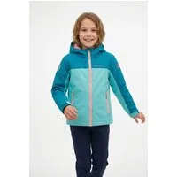 TROLLKIDS Regenjacke Kids Telemark Jacket mit angeschnittener, verstellbarer Kapuze, wasserdicht, winddicht