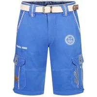 Geographical Norway Shorts Herren Cargo Shorts Kurze Hose Short Bermuda Knielang Sommer + Gürtel