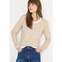 CECIL Strickpullover mit V-Ausschnitt