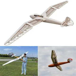 Tony Ray's Aero Model Minimoa Mo2a 2884mm Wingspan 1/6 Scale SD7032 Airfoil Balsawood RC Airplane Glider KIT