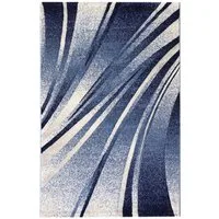 Mynes Designteppich Teppich Trend blau, 80 x 150 cm