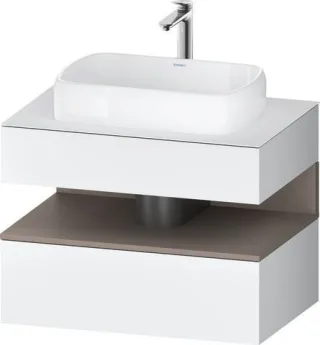 Duravit Qatego Konsolenwaschtischunterbau wandhängend Weiß Matt 800x550x600 mm - QA4730043180000 QA4730043180000