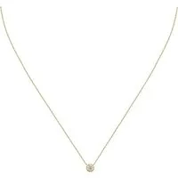 CHRIST Collier CHRIST Damen-Kette 585er Gelbgold 1 Diamant
