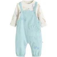 Next Body & Hose Latzhose aus Cord und Bodysuit für Babys im Set (2-tlg)