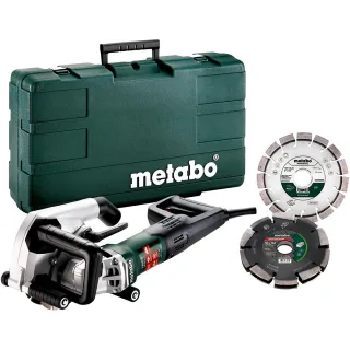 Metabo Mauernutfräse MFE 40 mit 20 mm Diamantfrässcheibe Universal - Kunststoffkoffer - 604040900