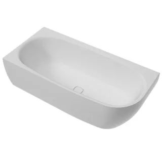 Hoesch iSENSI Eck-Badewanne 3825.010 190x90cm, linke Ausführung, weiß, 259 l, Überlaufschlitz