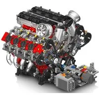 Mould King 10130 F488 V8 Engine Konstruktions-Spielset, (2718 St)