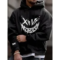 RMK Hoodie Herren Kapuzenpullover Pullover Winter Langarm Smile Smiley mit Baumwolle