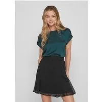 Vila Kurzarmshirt VIELLETTE S/S SATIN TOP - NOOS Kunstfaser, regular fit