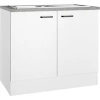 OPTIFIT Spülenschrank OPTImulti Breite 100 cm, Tiefe 60 cm, inkl. Arbeitsplatte und Einbauspüle