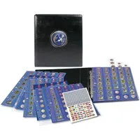 Safe Notizbuch Euromünzensammelalbum für alle Euro-Sätze