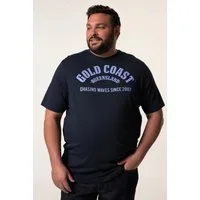 Men Plus T-Shirt T-Shirt Halbarm Print Rundhals