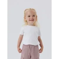 Name It Kurzarmshirt NMFVIBBI SS TOP NOOS Baumwollmischung, Kurzarm