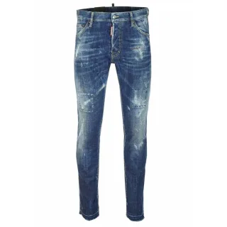 Dsquared2 Cool Guy Jean Blaue Ausgefranste Jeanshose