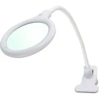 Showlite Lupenlampe LL-3036D Tisch-Lupenleuchte, 1,75-Facher Vergrößerung, LED fest integriert, Tageslichtweiß, Leselupe mit Licht für Senioren mit 3 Dioptrien