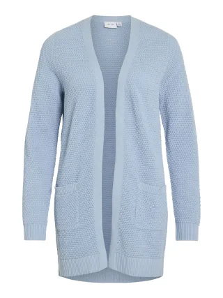 VILA - VIDALO L/S KNIT CARDIGAN- NOOS kentucky blue - Gr. - S