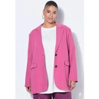 Studio Untold Blusenblazer Blazer oversized Leinenoptik Komplettfutter