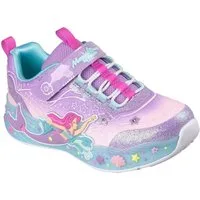 Skechers MERMAID DREAMS LIGHTS Sneaker Blink,-Klettschuh mit Applikation, Größenschablone zum Download
