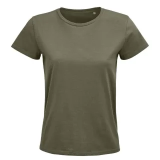 SOLS - "Pioneer" T-Shirt Baumwolle aus biologischem Anbau für Damen (Khaki)