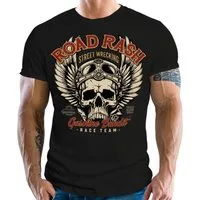 GASOLINE BANDIT® T-Shirt für den draufgängerischen Motorradfahrer: Road Rash
