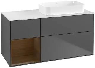 Villeroy & Boch Waschtischunterschrank Finion G68 1200x603x501mm Wandbel. WT re , G681GNGK G681GNGK