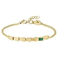 Lacoste Armkette CROCODELLE, mit Glasstein