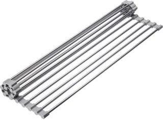 WESTMARK Abtropfmatte "Home" Edelstahl, rollbar