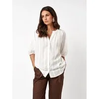 TONI Klassische Bluse Conni mit feiner Lochstickerei