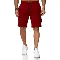 Reslad Sweatshorts Reslad Kurze Hose Herren Cargo Bermuda Shorts Jogginghose Sport-Hose (1-tlg) Sweatshorts Jogginghose mit Cargo-Taschen