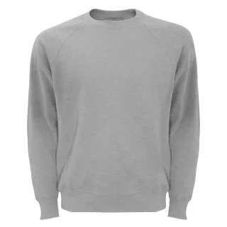 Fruit Of The Loom Herren Raglan-Ärmel Belcoro® Sweatshirt (Heather Grey)