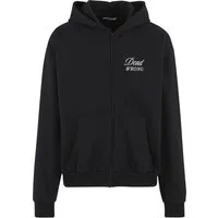 Upscale by Mister Tee Kapuzenpullover Upscale by Mister Tee Dangerous Grounds Oversize Zip Hoody (1-tlg)