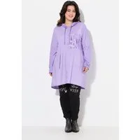 Angel of Style Sweatshirt Long-Sweatshirt oversized Netz-Kapuze