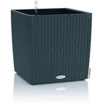 Lechuza® Pflanzkübel Lechuza Pflanzgefäß Cube Cottage 40 granit