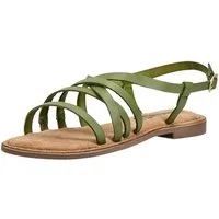 Lazamani Lazamani Sandalen Leder/Textil Riemchensandale