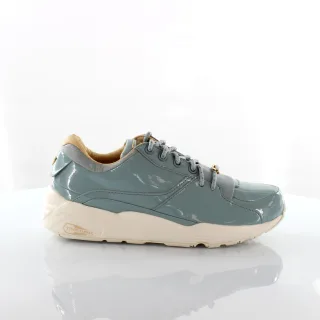 Puma R698 Frauen Patent Nacktblau Leder Damen Schnürtrinker 362274 02