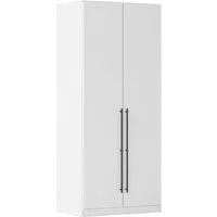 OTTO home Kleiderschrank Mehrzweckschrank Aktenschrank Möbel Mietswohnung Schlafzimmer AVOLA (3 verschiedene Ausstattungen BASIC/CLASSIC/PREMIUM (inkl. SOFT-CLOSE) mit hochwertigen Stangengriffen in Schwarz aus Metall MADE IN GERMANY