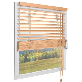 Sol Royal Holzjalousie, Natur, Holz, 40 cm, Wohntextilien, Rollos & Jalousien, Jalousien