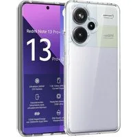 CoolGadget Handyhülle Silikon Handy Hülle Slim für Xiaomi Redmi Note 13 Pro+ 5G 6,67 Zoll, dünne TPU Schutzhülle Case in transparent / durchsichtig