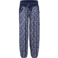 malito more than fashion Haremshose malito Damen Pumphose mit Orient Print, leichte Stoffhose, Freizeith Aladinhose im Orient Print mit elastischem Bund Einheitsgröße