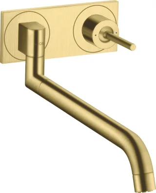 Hansgrohe Spültischmischer Unterputz Axor Uno 2 Brushed Brass 38815950