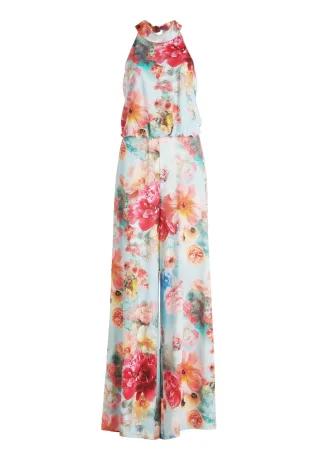 V by Vera Mont - Jumpsuit Blue/Rosé - Gr. - 40