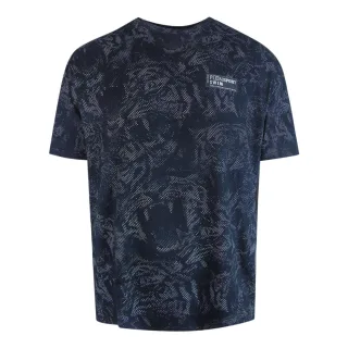 Schwarzes Kurzarm-T-Shirt