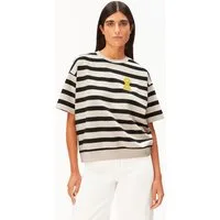 Armedangels Sweatshirt BAMIKAA STRIPE Sweatshirt aus 100% Bio-Baumwolle Oversized Fit