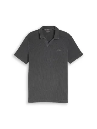 Tom Tailor - Resort Poloshirt im Used-Look tarmac grey - Gr. - XXL