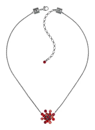 konplott - Kette - Magic Fireball rot/silver