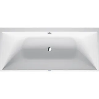 Duravit DuraSquare Rechteck-Badewanne 700427000000000 180 x 80 x 46 cm, Einbauversion links, 2 Rückenschrägen, weiß